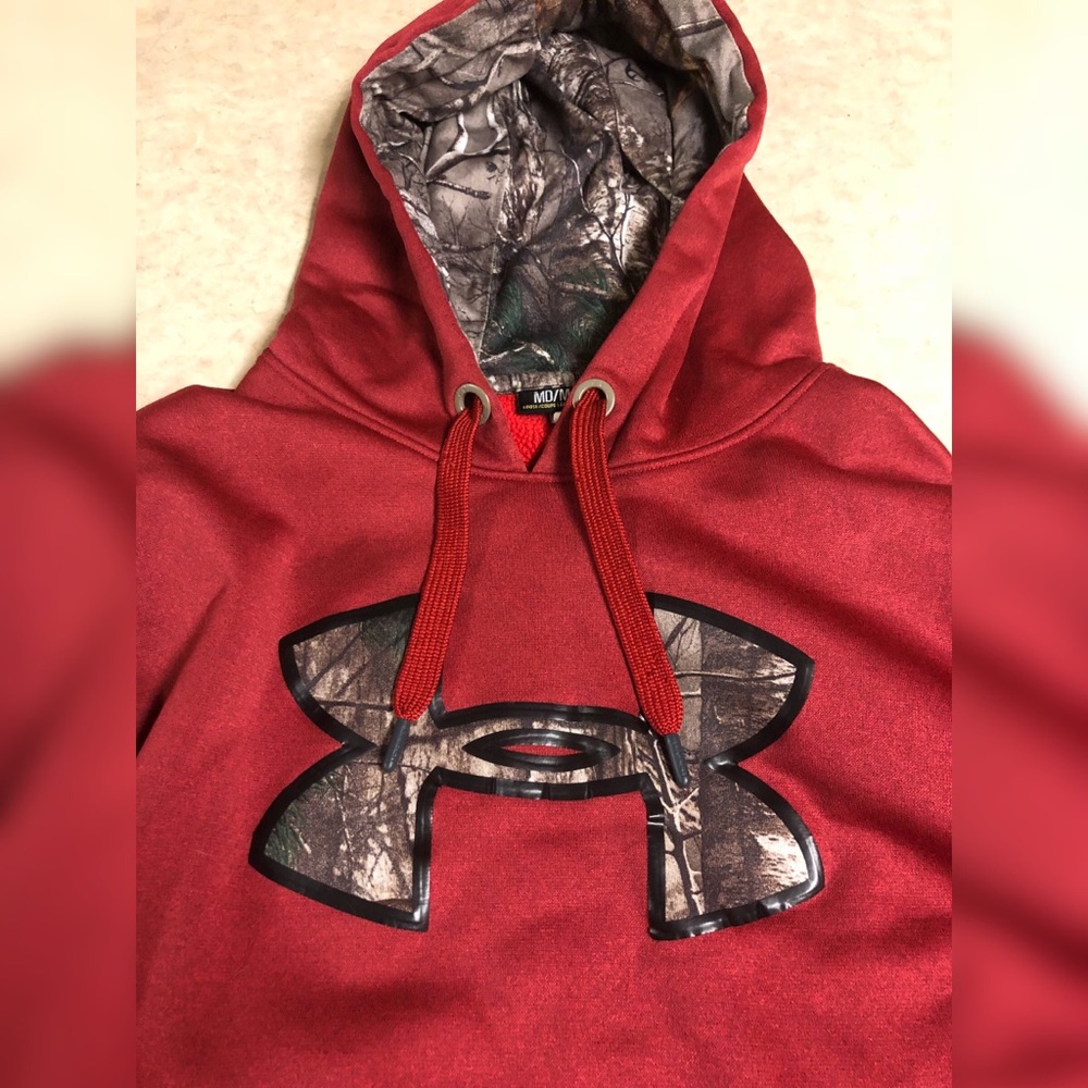 Men's Under Armour Red Camo Sweatshirt
